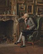 Henri Pierre Danloux The Baron de Besenval in his Study oil painting on canvas
